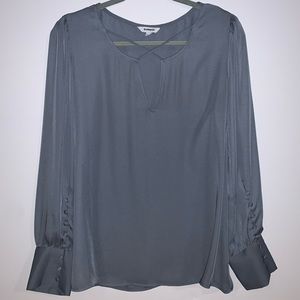 EXPRESS blouse silver/gray, size L